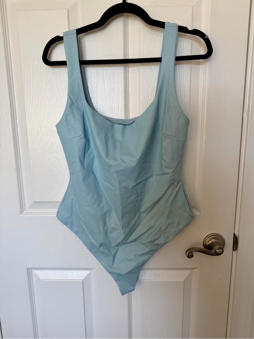 naked wardrobe Light Blue Girls' One-Piece Swimsuit
